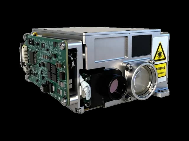 common-aperture laser designator for airborne pod