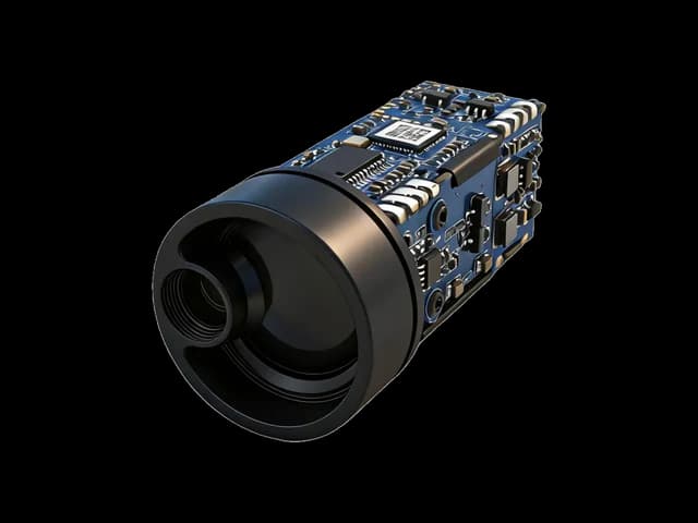 LR1000B23 905nm rangefinder front and circuit board view