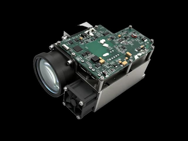 80mJ laser target designator for precision strike system