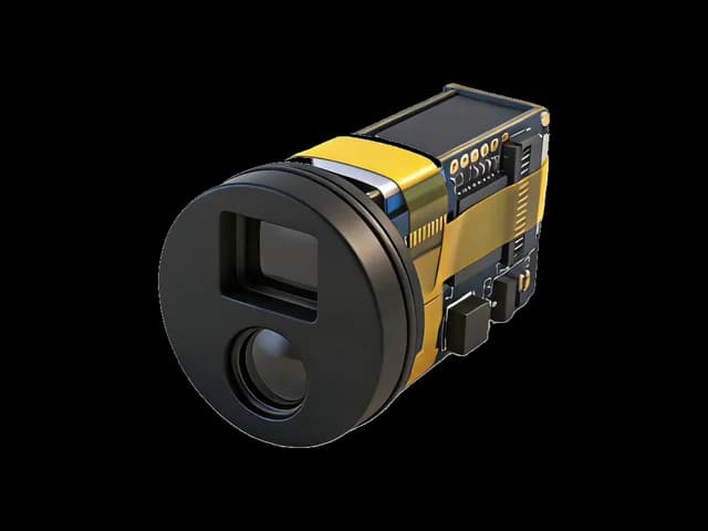 SPD1200H2 905nm rangefinder front and side view
