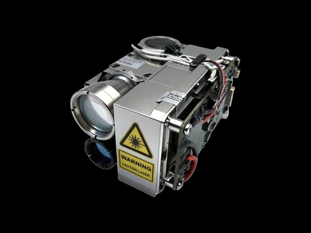 1064nm high energy laser designator with 20Hz coded pulse train