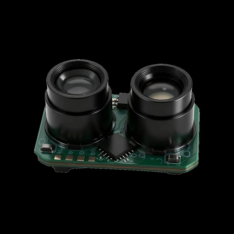 50m single point DToF LiDAR sensor 100Hz UART I2C for industrial automation product view 3