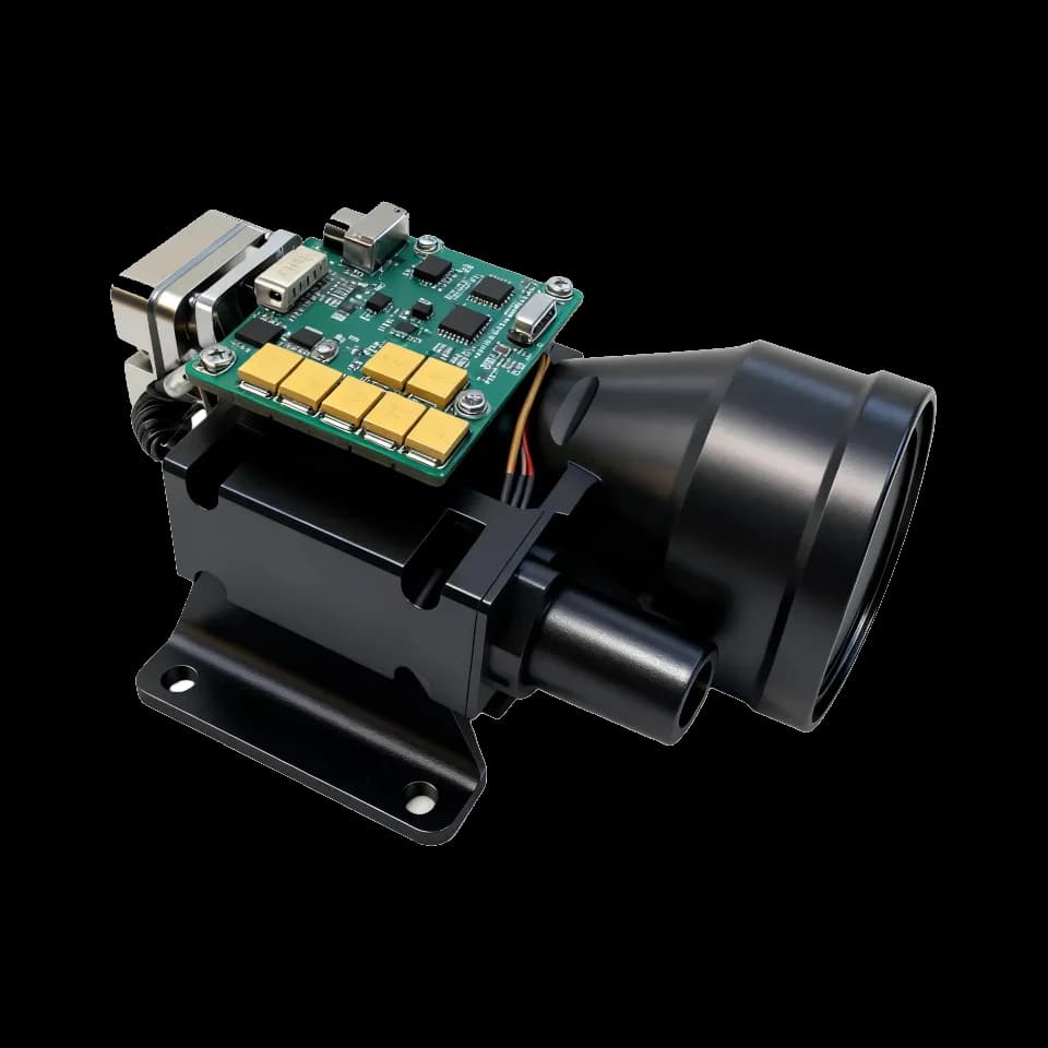 1535nm eye-safe 15km laser rangefinder module for EO/IR systems product view 4