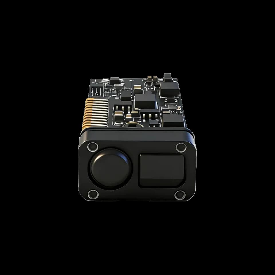 SPD1200M4 905nm rangefinder front and circuit board view