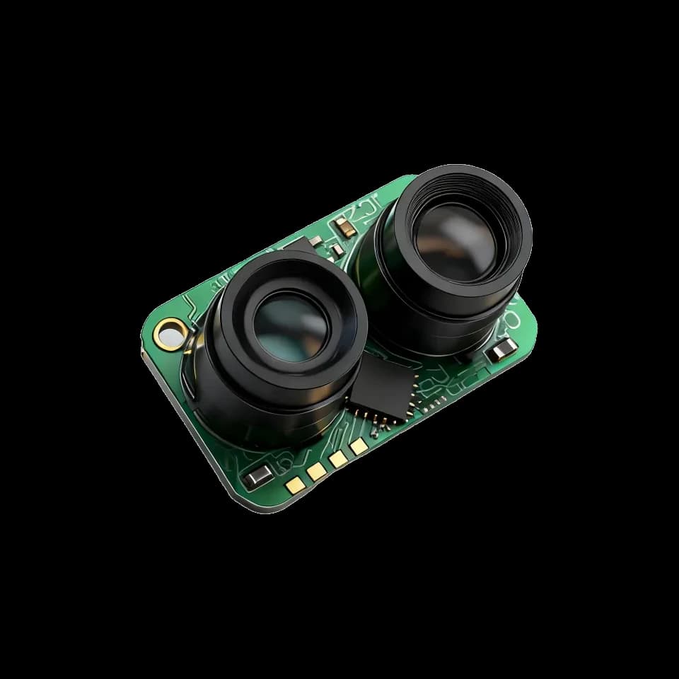 50m single point DToF LiDAR sensor 100Hz UART I2C for industrial automation product view 2
