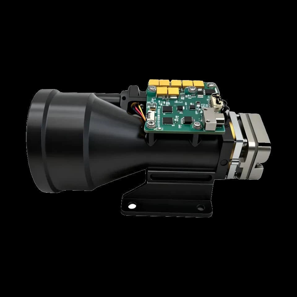 1535nm eye-safe 15km laser rangefinder module for EO/IR systems product view 5