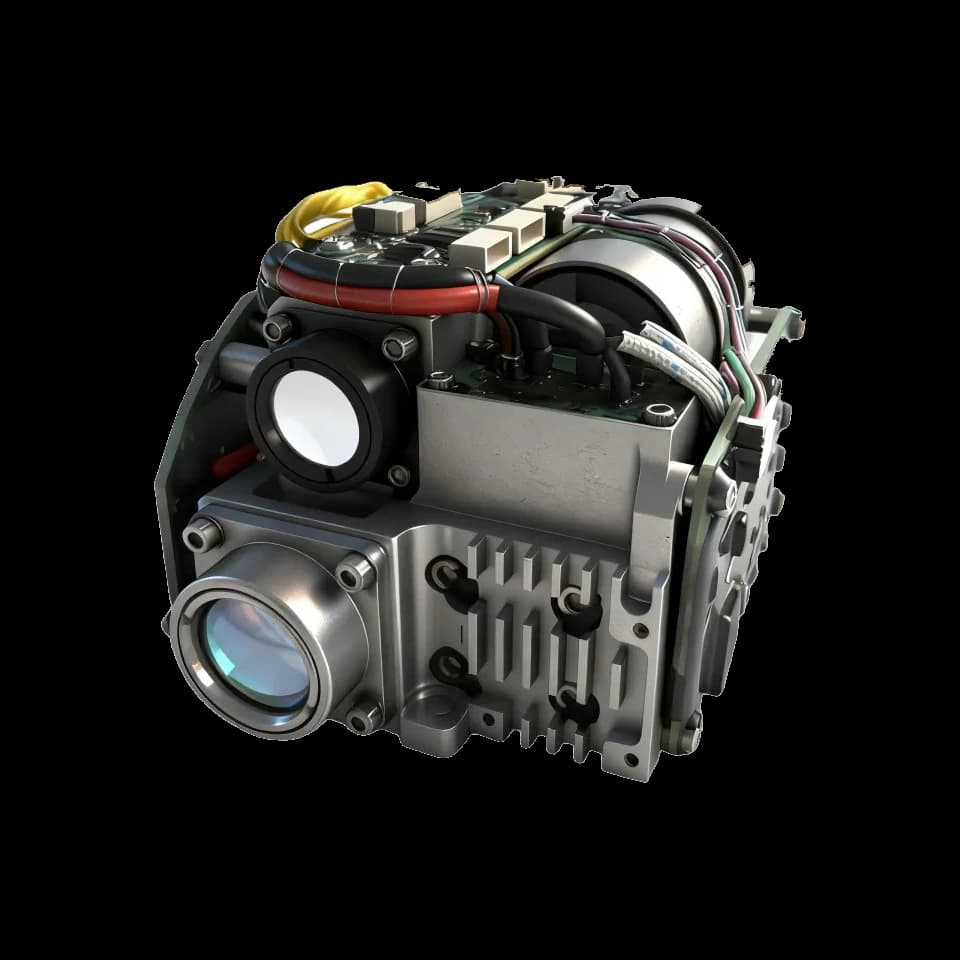 1064nm 20mJ laser designator module for airborne ISR pod