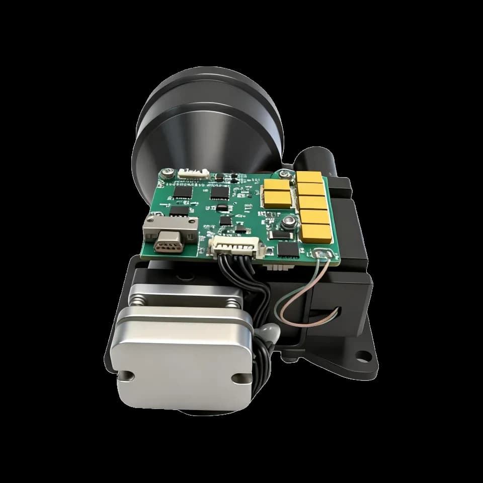 1535nm eye-safe 15km laser rangefinder module for EO/IR systems product view 6