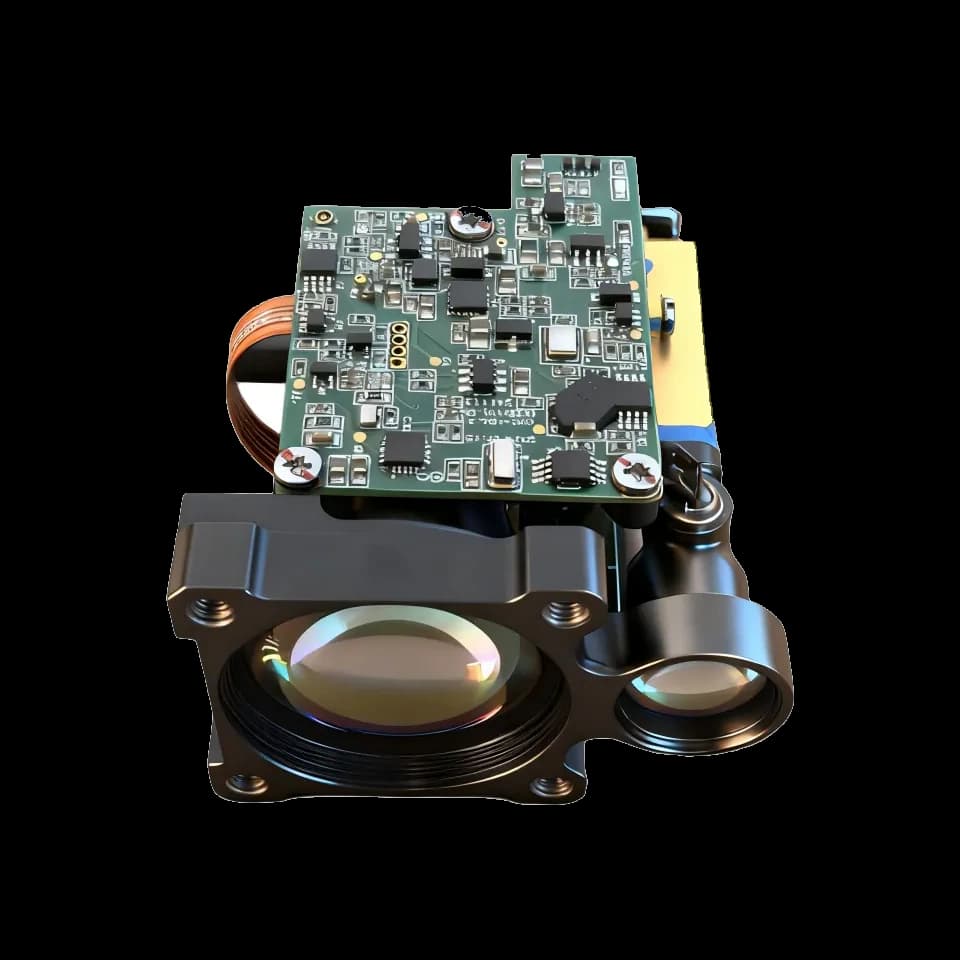 6km 1535nm laser rangefinder sensor module UART 3.3V for vehicle EO/IR and traffic monitoring product view 6