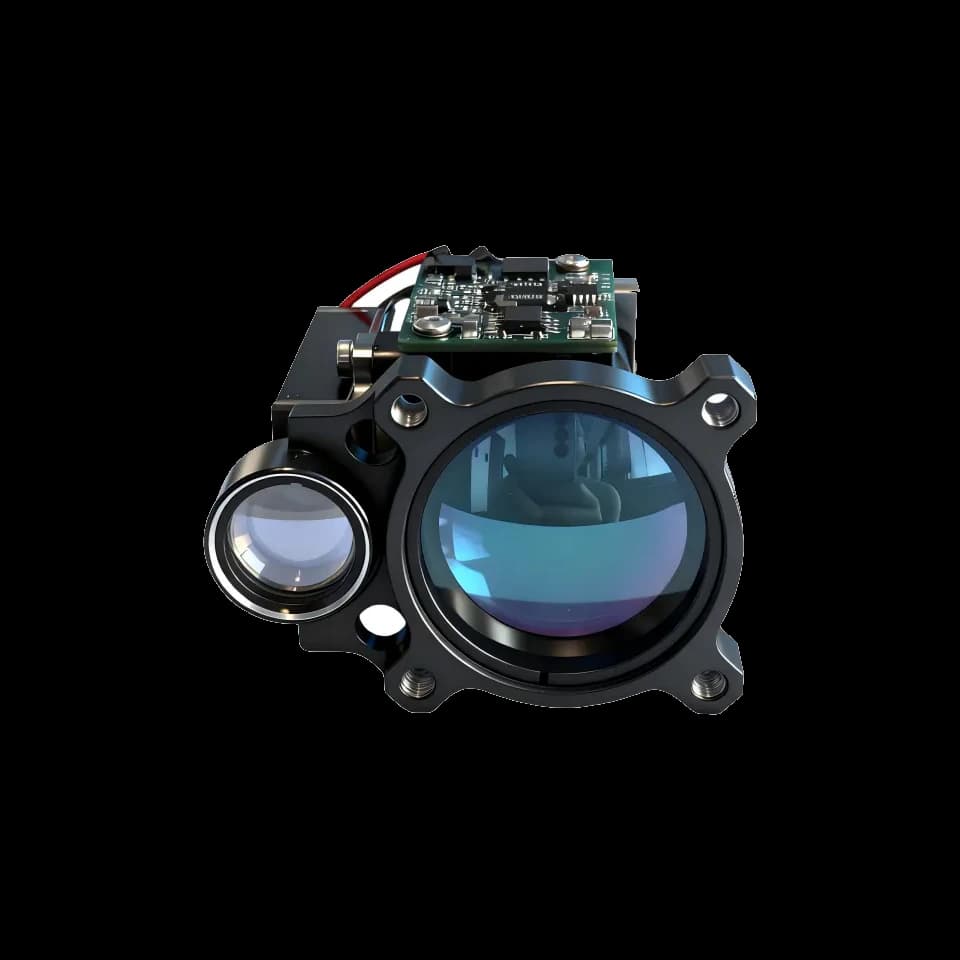 1535nm eye-safe laser rangefinder module 6km for security and UAV LRF0612C product view 5