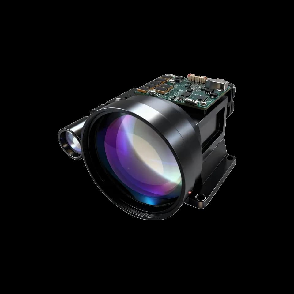 1535nm ultra long range laser distance sensor 18km DC12V for fixed observation product view 2