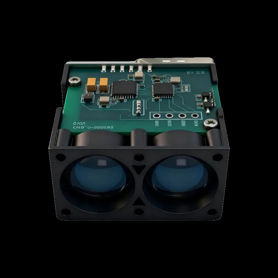 LRF100H is a 100 m industrial DToF LiDAR distance sensor product view 3
