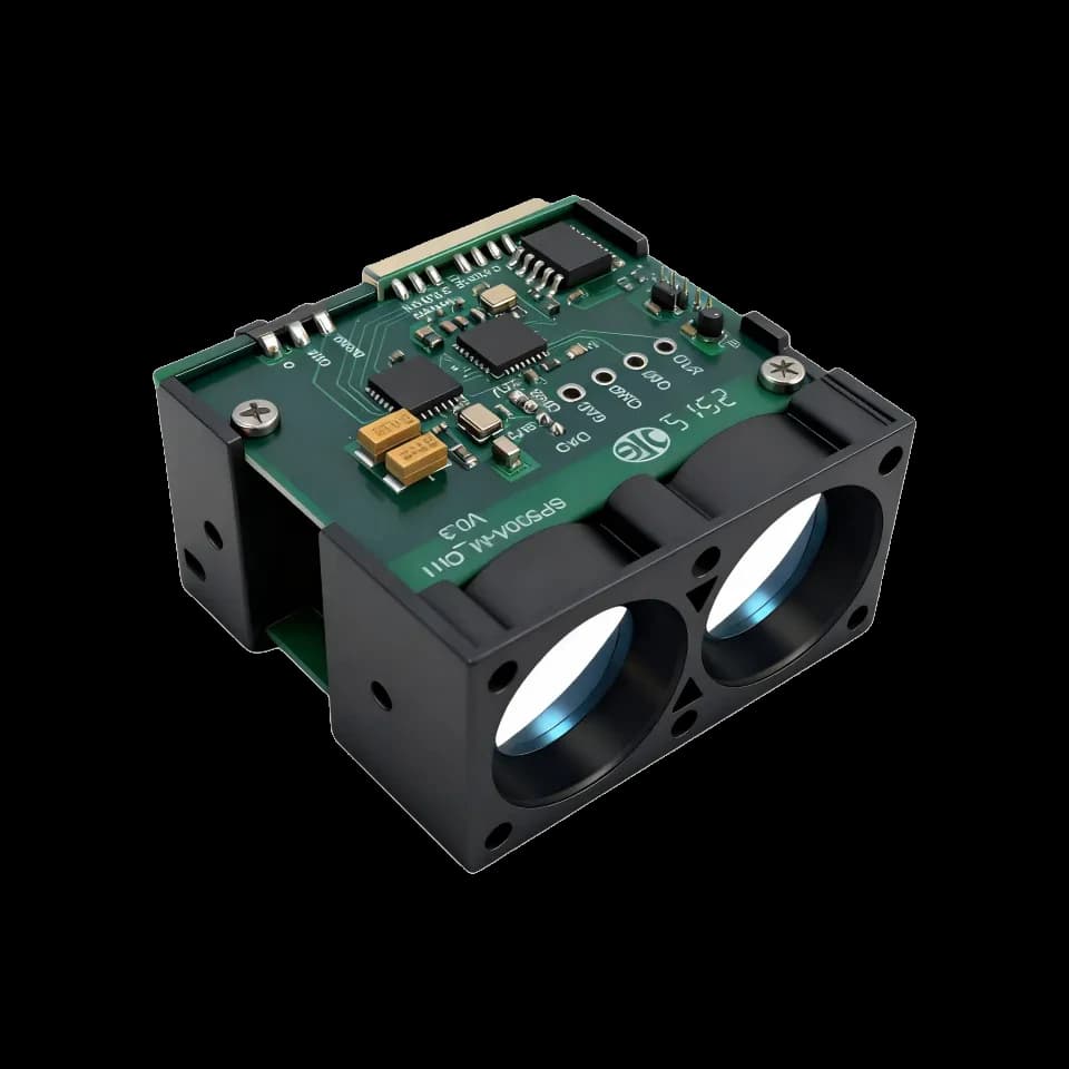 600m industrial LiDAR distance sensor product view 2