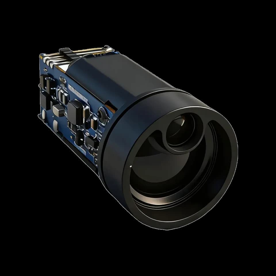 LR1000B23 enclosed 905nm rangefinder side perspective product view 5