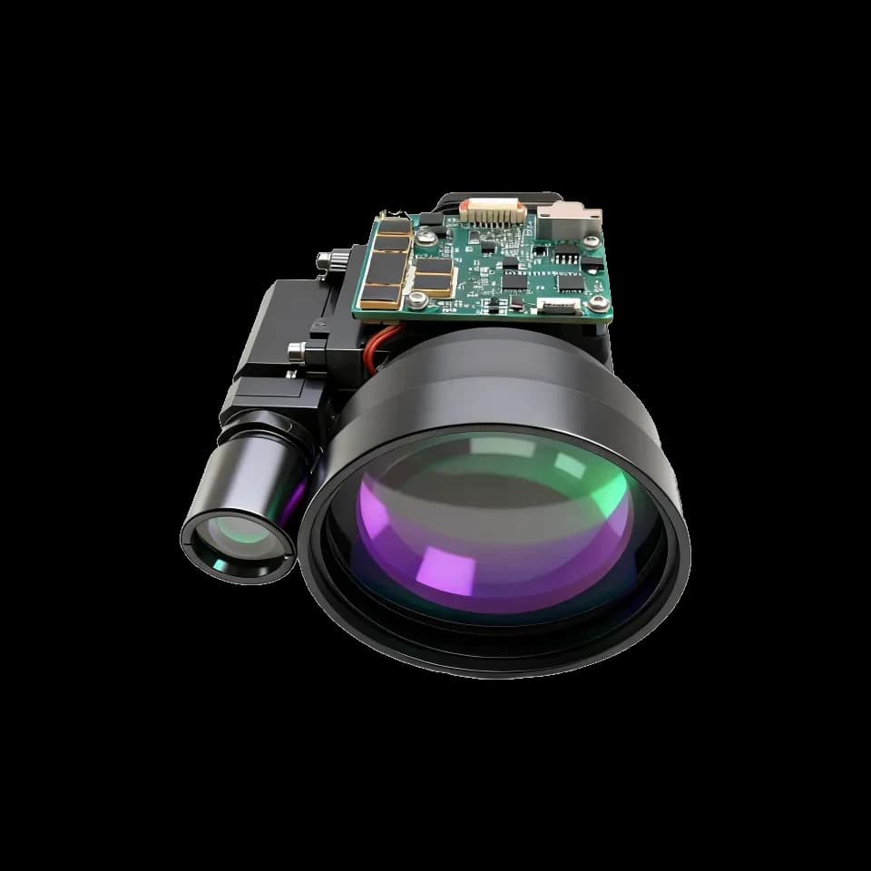 1535nm ultra long range laser distance sensor 18km DC12V for fixed observation product view 3