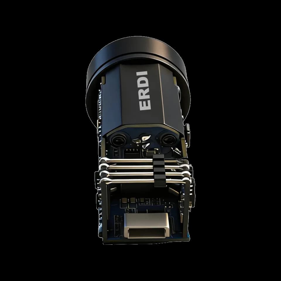 LR1000B23 905nm rangefinder rear connector view product view 3