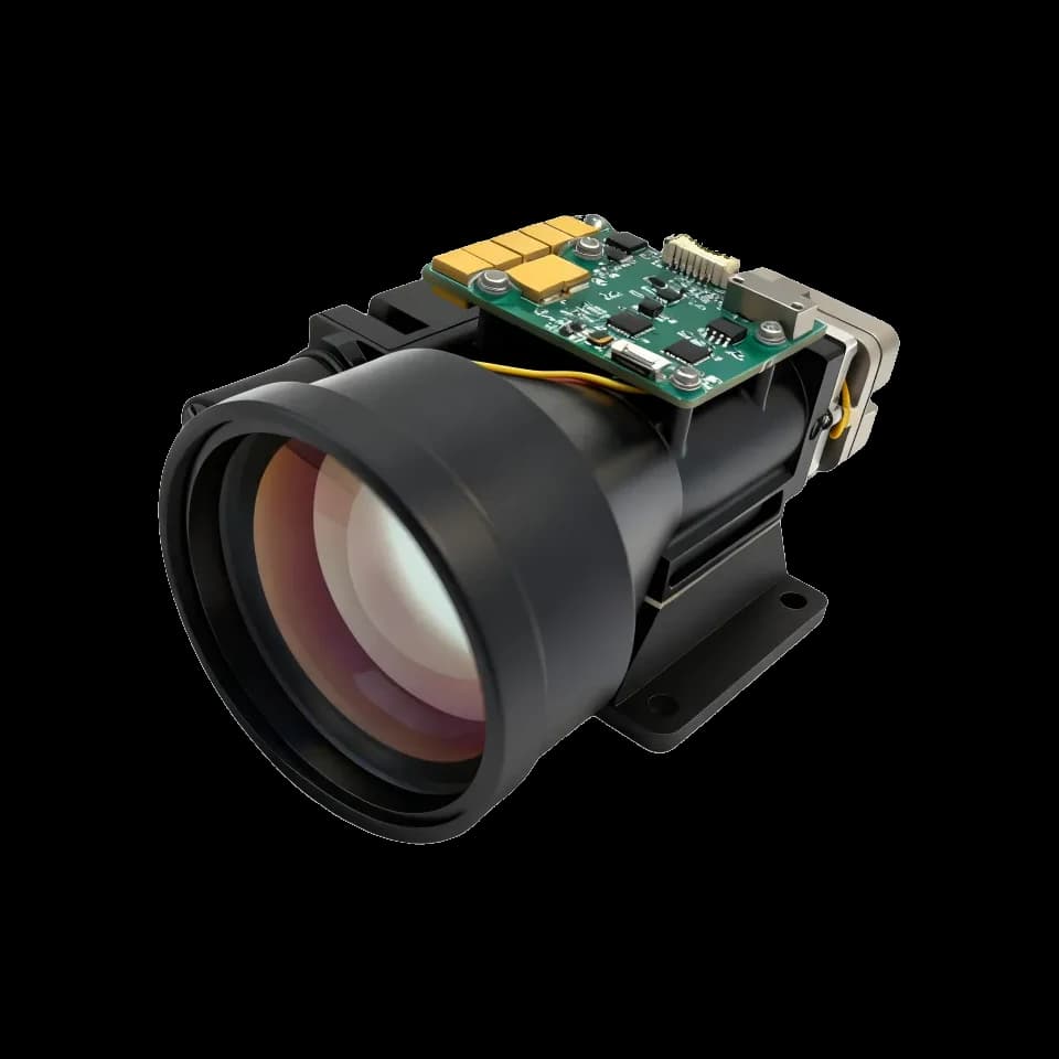 1535nm eye-safe 15km laser rangefinder module for EO/IR systems product view 2