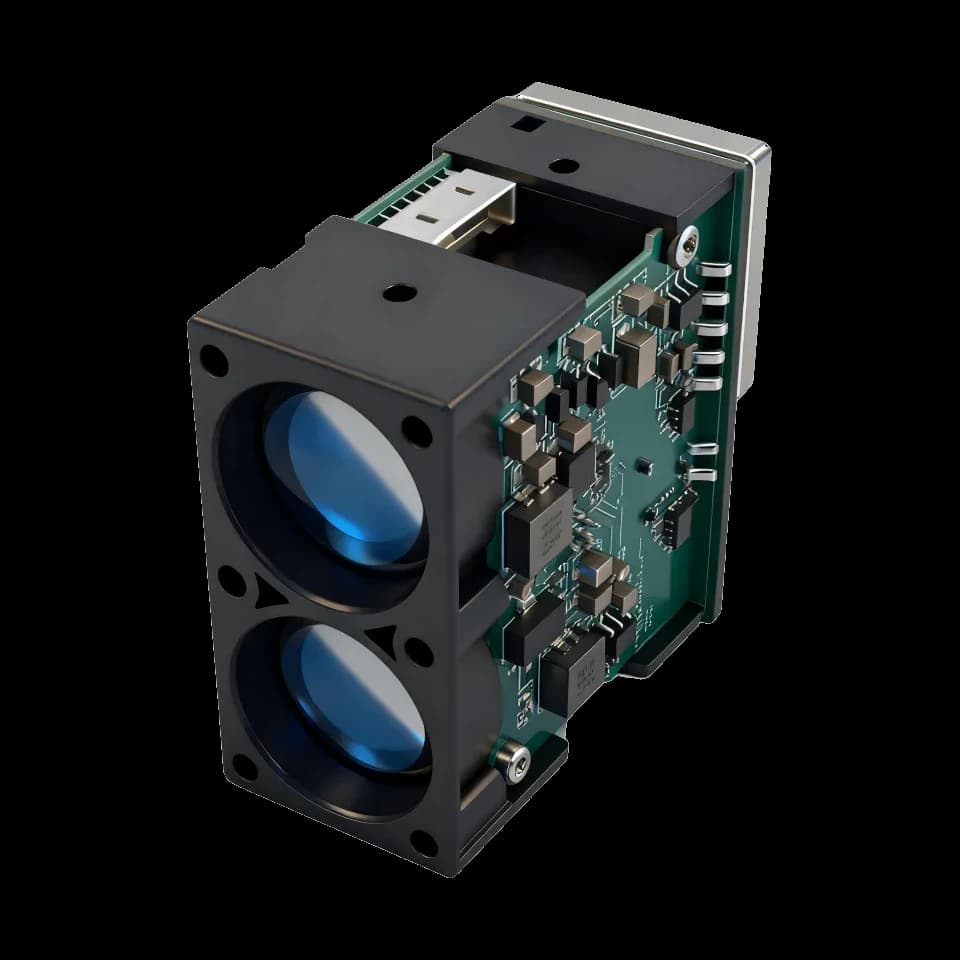 LRF100H is a 100 m industrial DToF LiDAR distance sensor product view 4