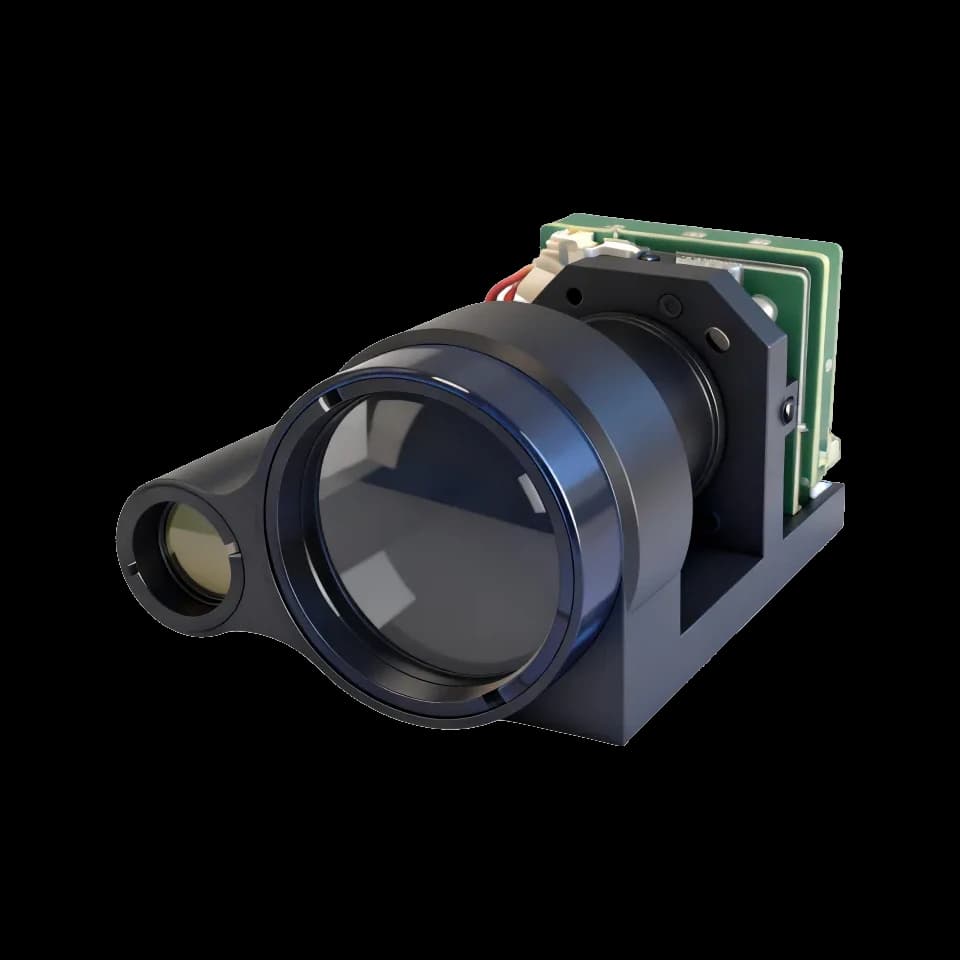 compact 1535nm laser distance sensor 6km for boundary monitoring and security systems product view 2