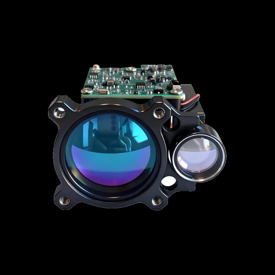 1535nm eye-safe laser rangefinder module 6km for security and UAV LRF0612C product view 4