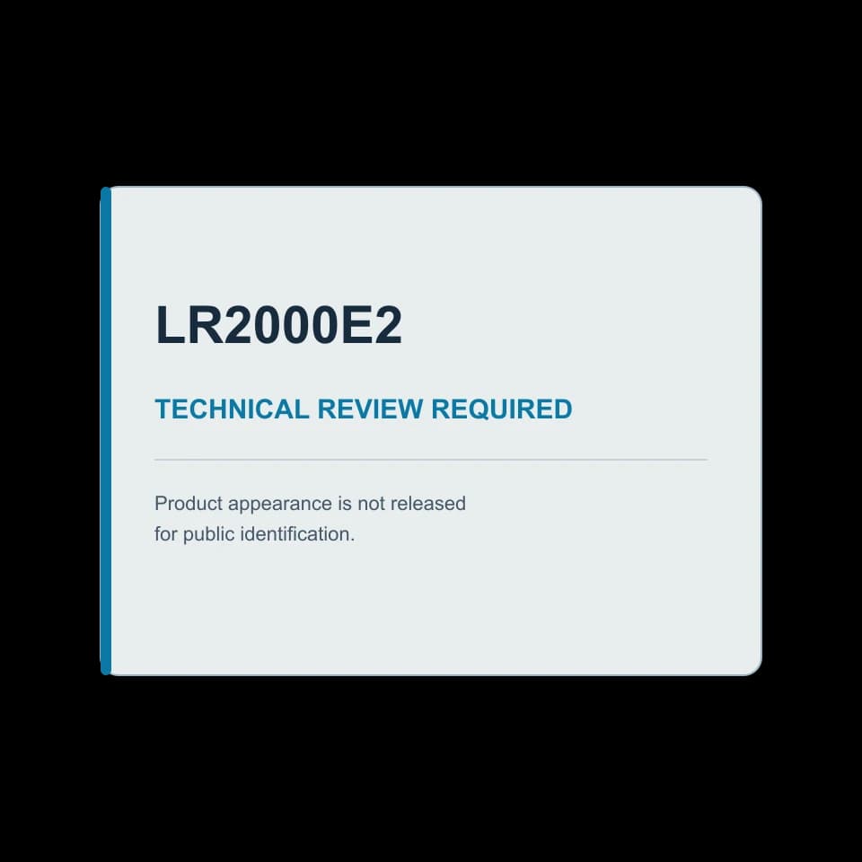 LR2000E2 Technical Review Required placeholder 1