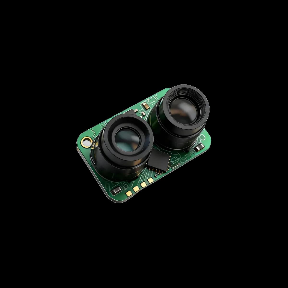 50m single point DToF LiDAR sensor 100Hz UART I2C for industrial automation product view 2