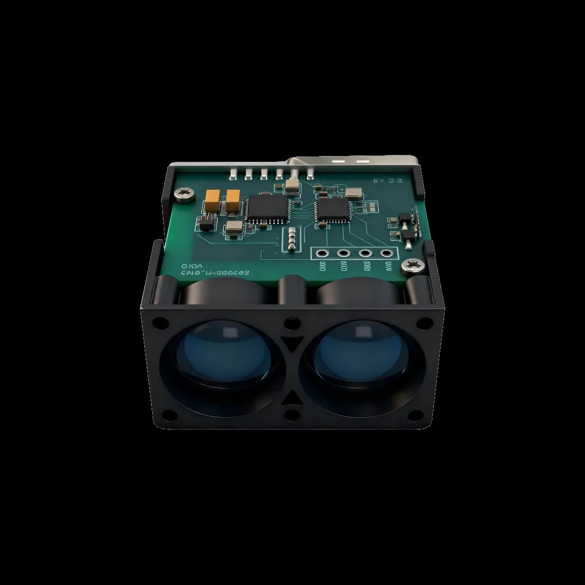 200m industrial LiDAR distance sensor LRF200H for long-range safety product view 3
