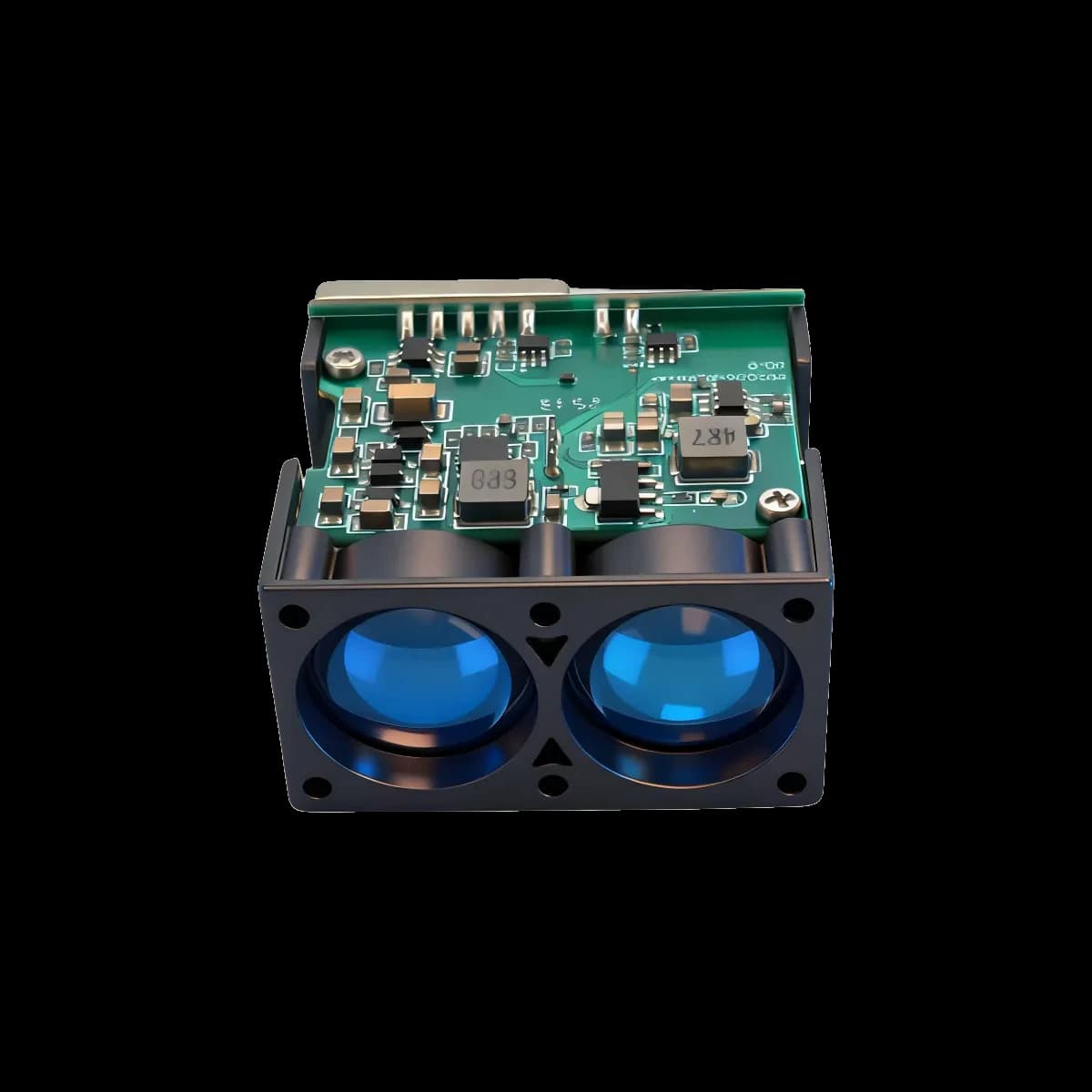 200m industrial LiDAR distance sensor LRF200H for long-range safety product view 2