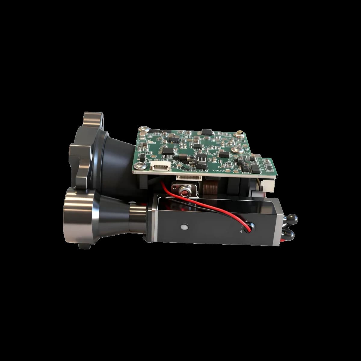 1535nm laser rangefinder sensor for security monitoring, traffic cameras and thermal imaging systems product view 6