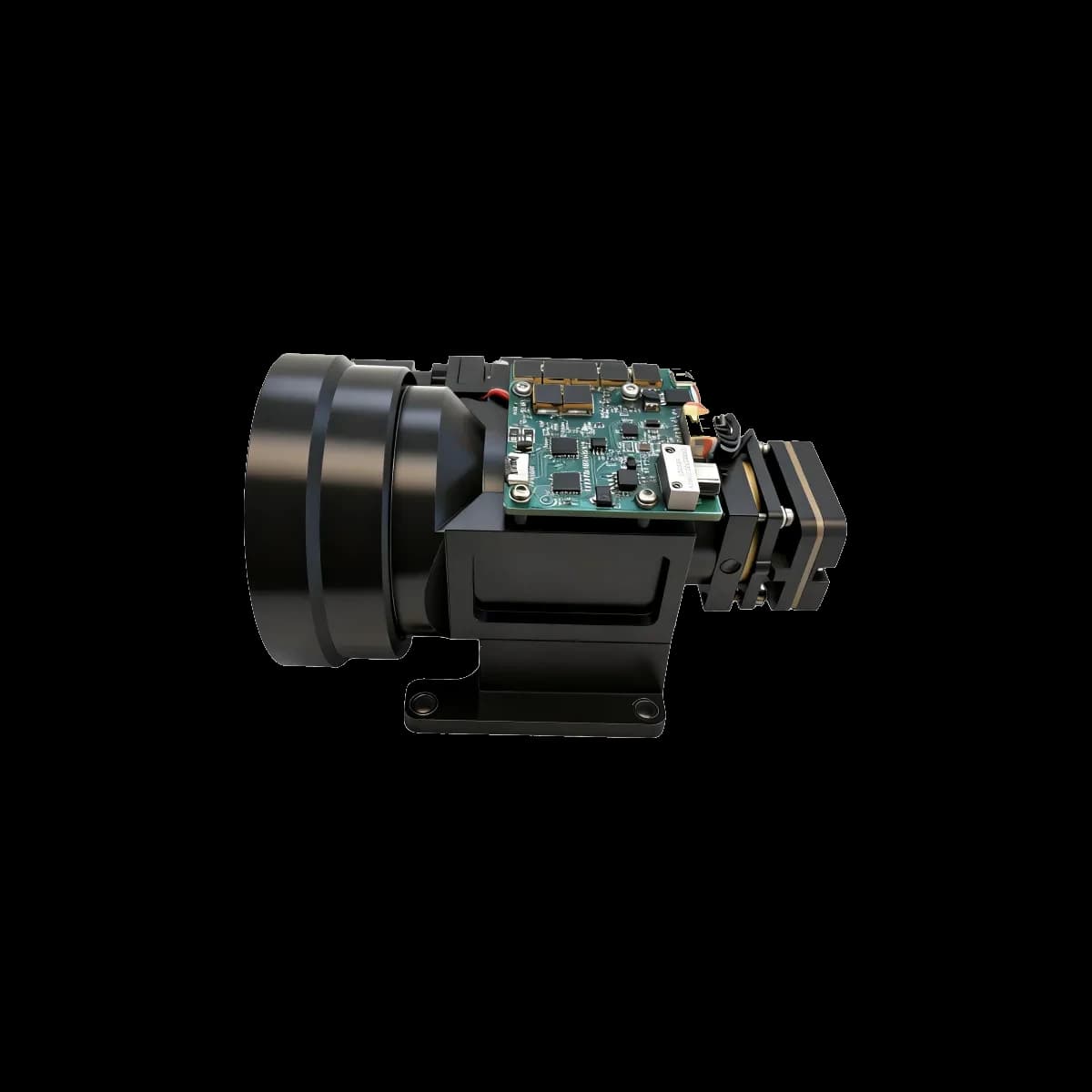 1535nm ultra long range laser distance sensor 18km DC12V for fixed observation product view 3
