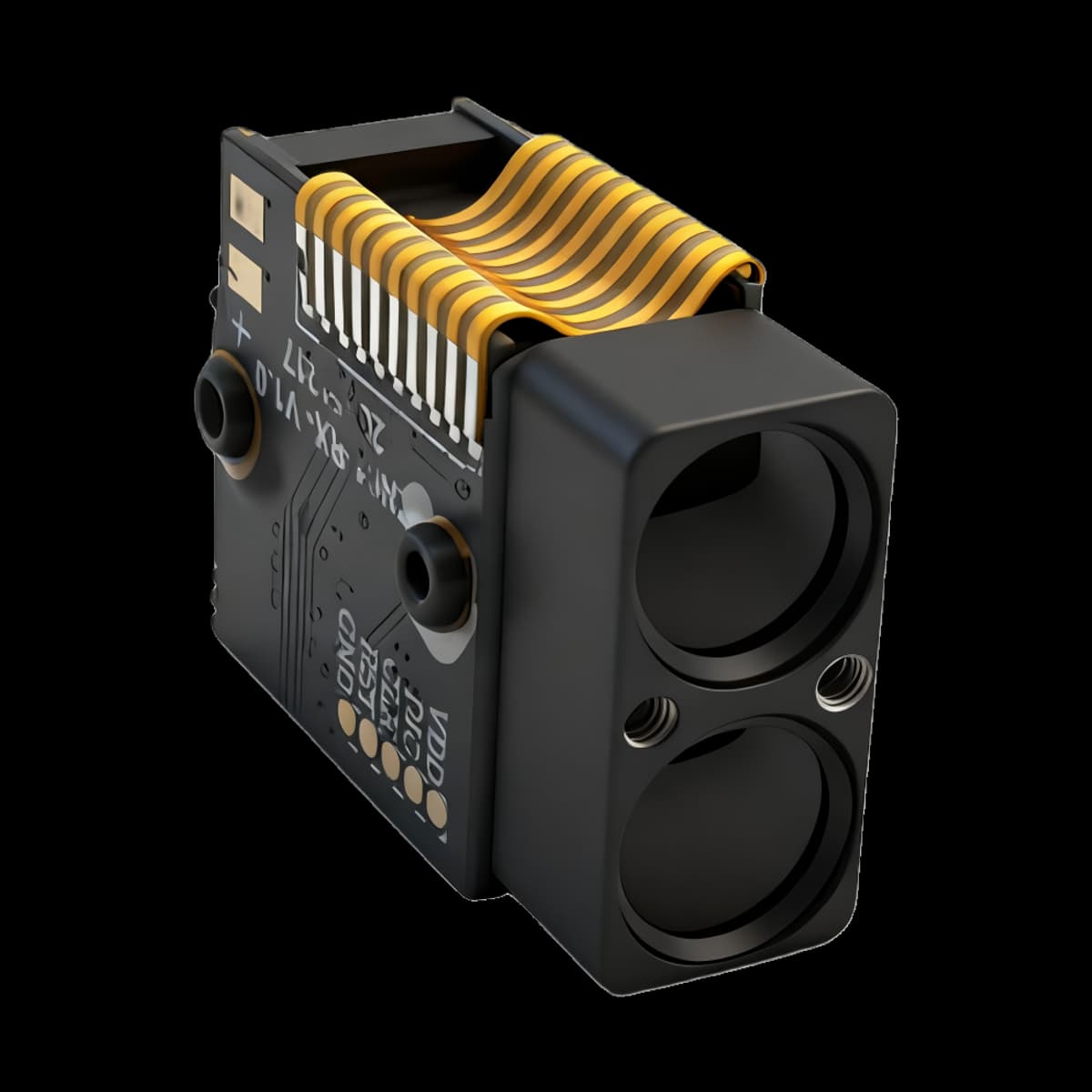 SPD1200ZG front optical face and opposite circuit-board side product view 4