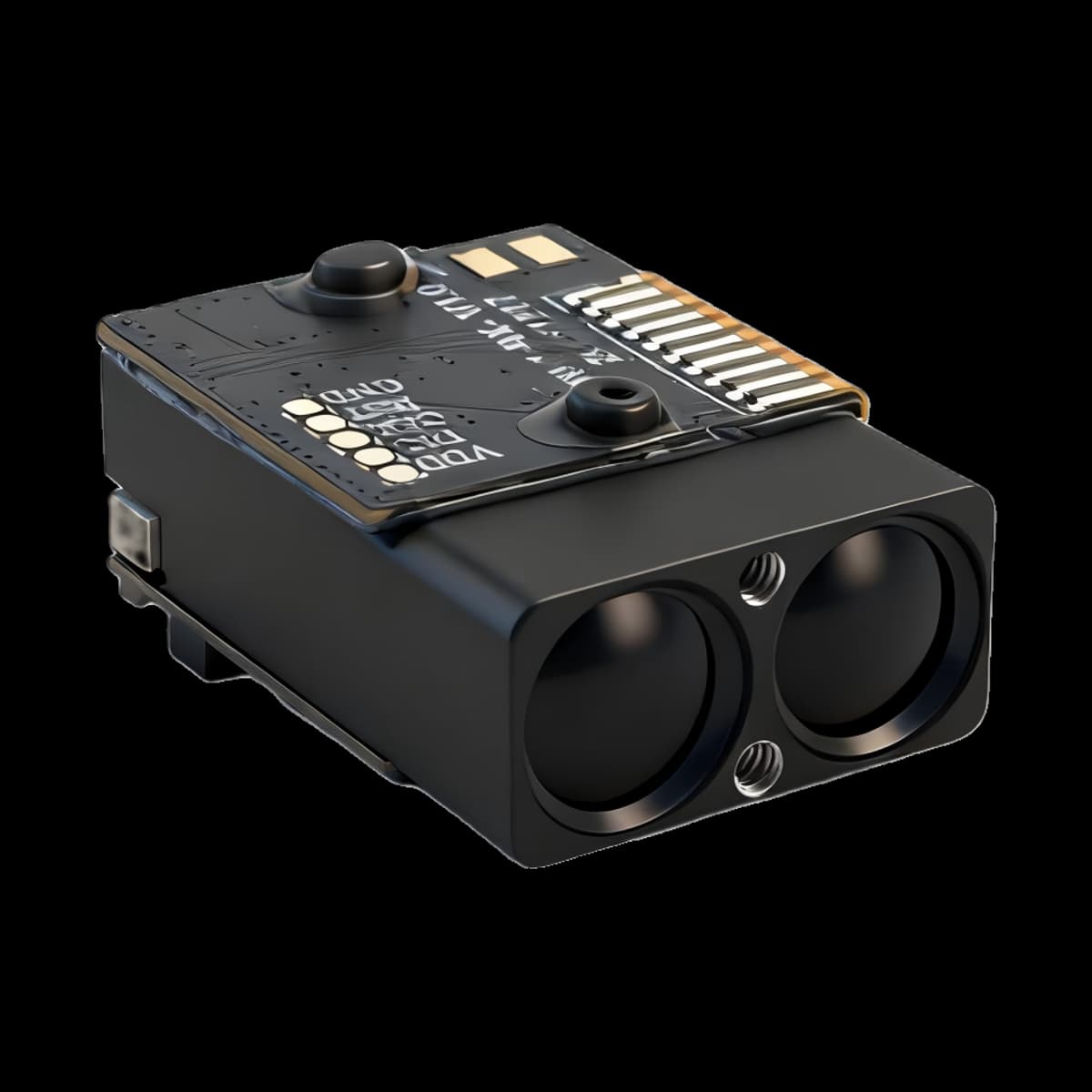 SPD1200ZG optical face and labeled circuit-board side in a horizontal view product view 5