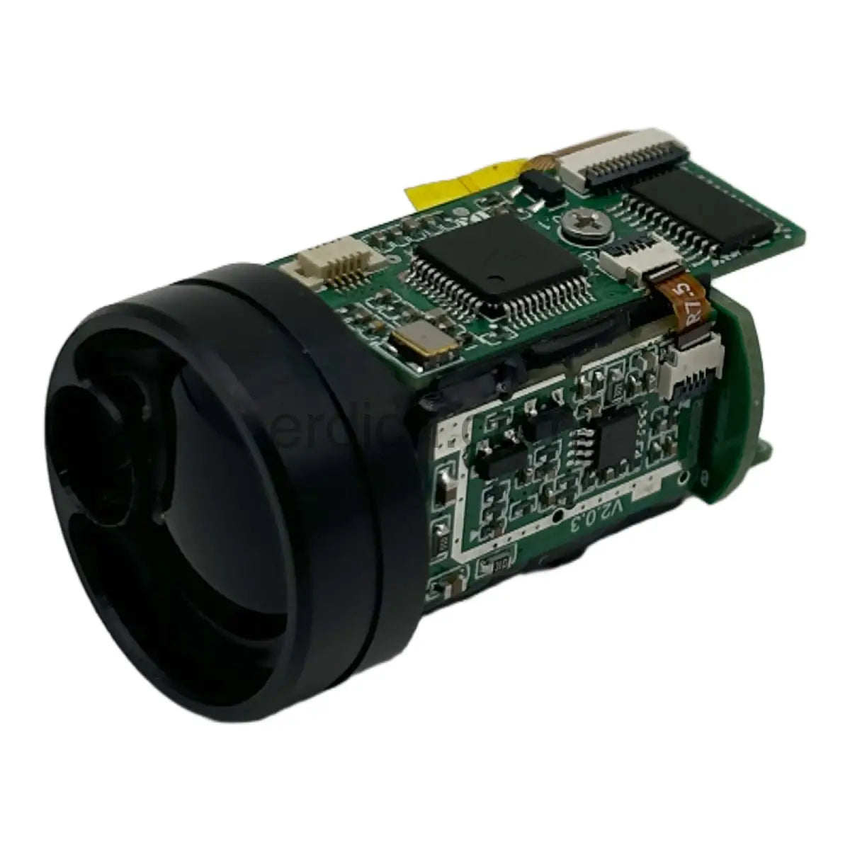 The LRF1200A1 laser ranging module is a new, lightweight, and compact device operating at a wavelength of 905 nm. It has a maximum range of ≥1200 meters and uses a UART-TTL interface. The module supports test software, which is convenient for further development.