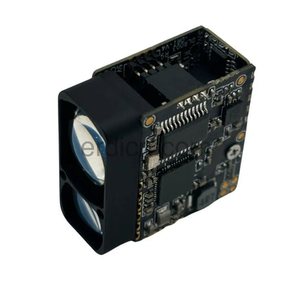 This 905nm pulsed laser rangefinder module has a range of 2000m and is characterized by small size, light weight and long measuring distance. It can be applied to handheld rangefinder, micro UAV, rangefinder scope and so on. It has Uart (TTL_3.3V) data transmission interface, and provides the upper computer software and communication protocol instruction set, which is convenient for users to carry out secondary development.