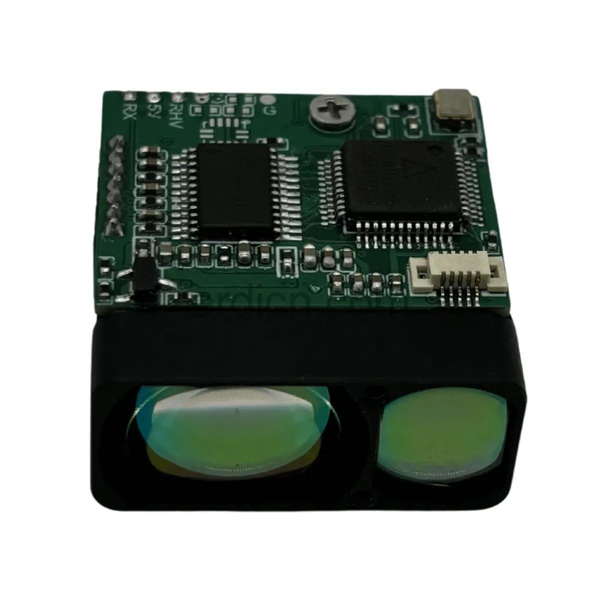 The LRF1500A laser distance measurement module is a new type of lightweight and compact distance measurement module operating at a wavelength of 905nm. With a maximum measuring range of ≥1000m, it adopts the UART-TTL interface and is equipped with testing software, which facilitates further development by users. It features small size, light weight, and reliable performance. It can be used in aviation, communication, geology, policing, outdoor sports, and other occasions.