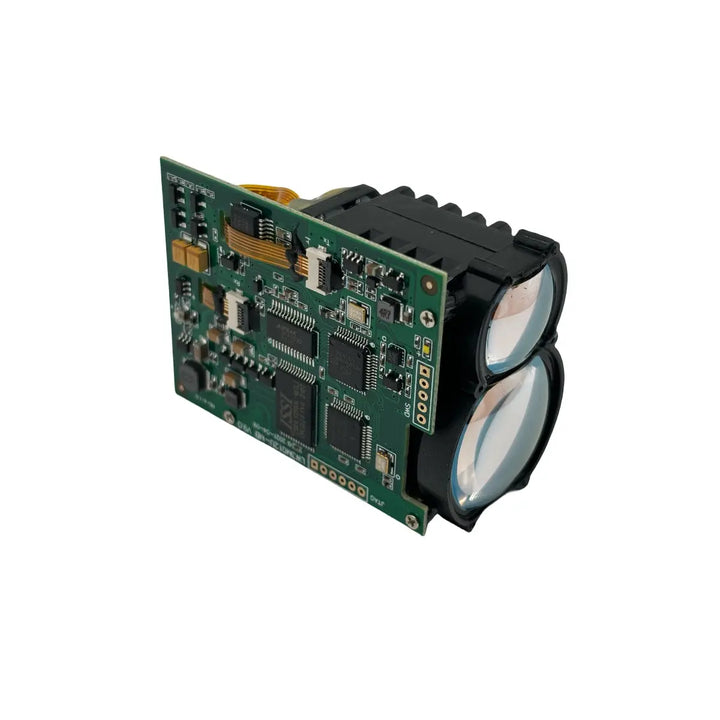 ntroducing a compact, eye-safe OEM laser rangefinder module, renowned for its versatility and adaptability. This highly integrated module seamlessly integrates into various systems and handheld devices, offering flexible integration options without the need for an enclosure, making it ideal for DIY laser rangefinder projects.