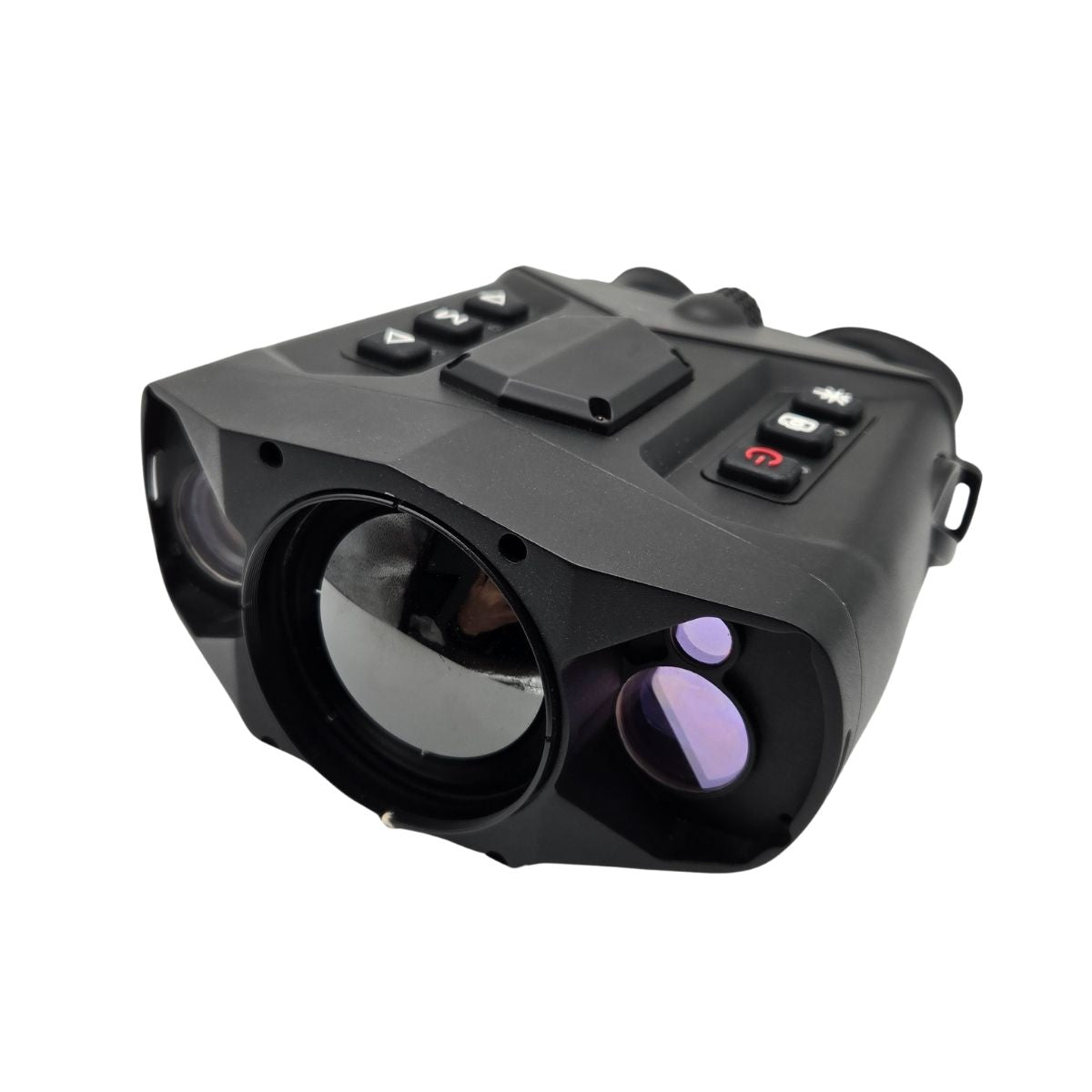 The multifunctional uncooled handheld thermal imager is a lightweight and compact intelligent observation device that integrates infrared, visible light and laser ranging.