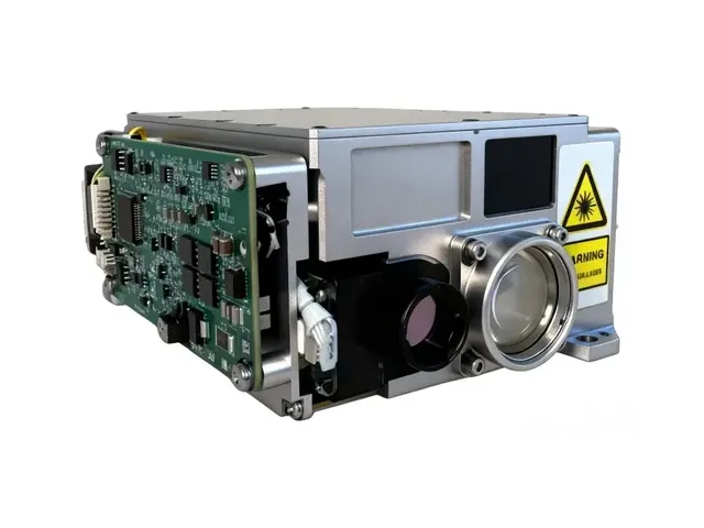 common-aperture laser designator for airborne pod