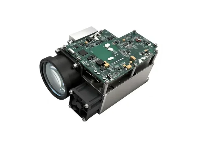80mJ laser target designator for precision strike system