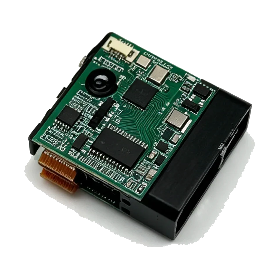 LRF3000A1 rangefinder top circuit board and housing product view 5