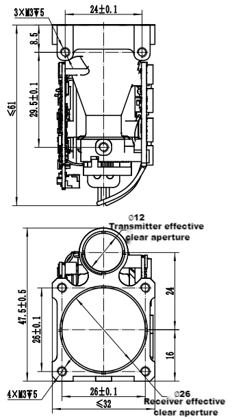 LRF0609C Structural dimensions source drawing 1