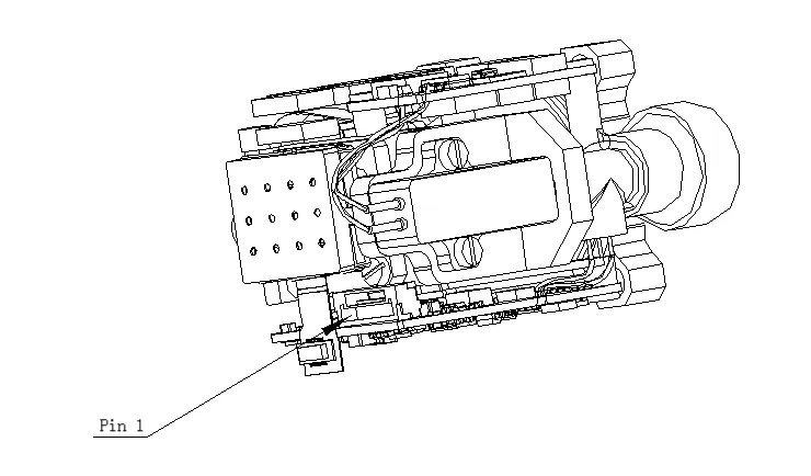 LRF0609C 6km 1535nm Eye-Safe Laser Rangefinder Module for UAV, Vehicle EO/IR and Security Cameras product technical image