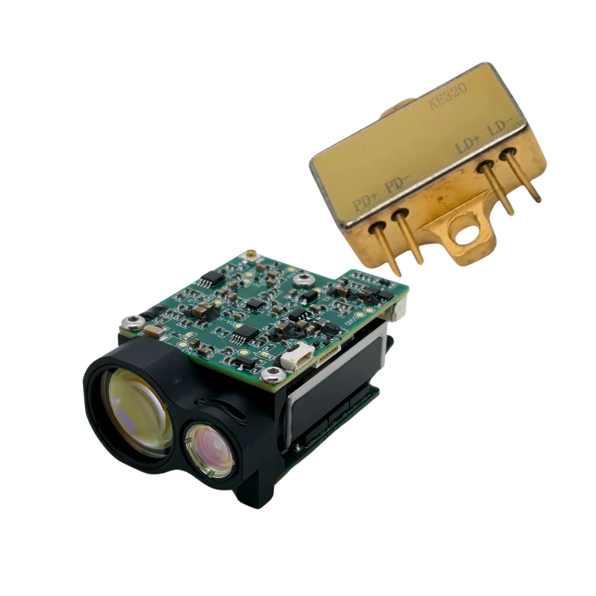 Pulse Radar Tracking with Laser Distance Measurement product technical image
